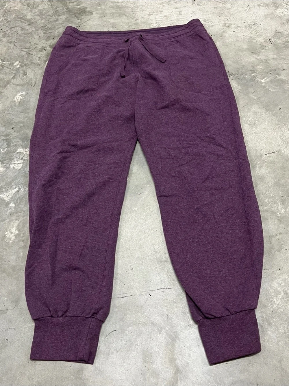 Patagonia Pants Women's S Purple Ahnya Joggers Organic Leisure Knit Tapered Gorp